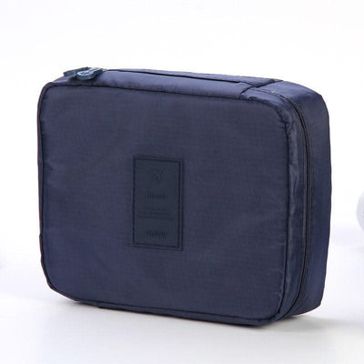 Portable Cosmetic Bag Waterproof Divider Multi-grid Pockets Toiletry Bags Travel Storage Handbags Women Make Up Bag - Elanique