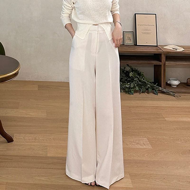 Hanging Wide Leg Mopping Pants Casual Pants Women - Elanique