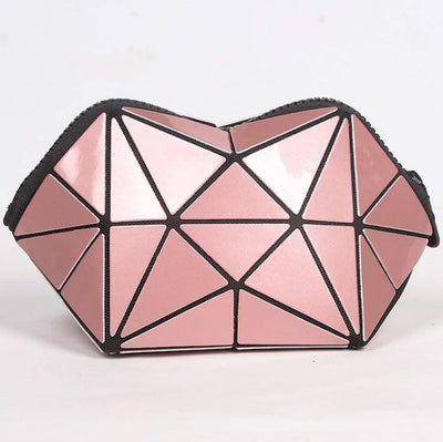 Fashion Geometric Cosmetic Bag For Women Zipper Bag - Elanique
