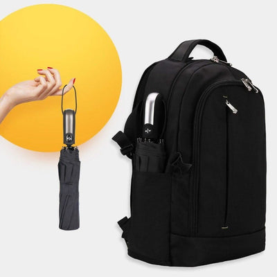 Wind Resistant Folding Automatic Umbrella Rain Women Auto Luxury Big Windproof Umbrellas Rain For Men Black Coating 10K Parasol - Elanique