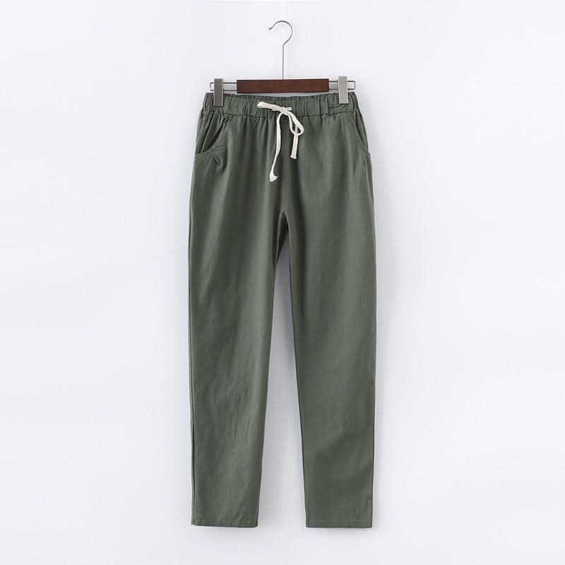 Women's cropped pants women harem pants