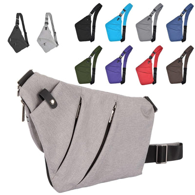 Canvas Chest Bags For Men And Women Across One Shoulder - Elanique