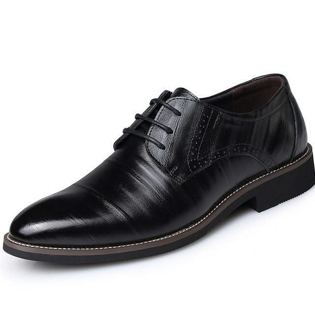 NEW Men Leather Dress Shoes - Elanique