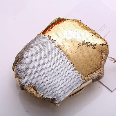 Mermaid Sequins design Cosmetic Bag Drawstring Makeup Case Women Travel Make Up Organizer Storage Pouch Toiletry Wash Kit - Elanique