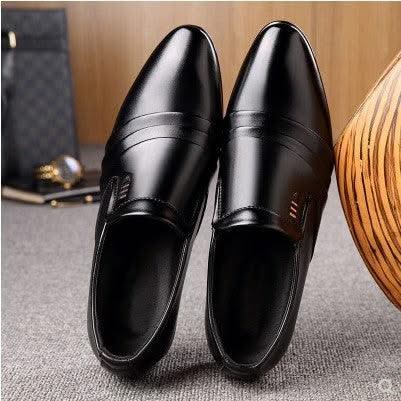 Leather Shoes Men Summer Breathable Men's Shoes - Elanique