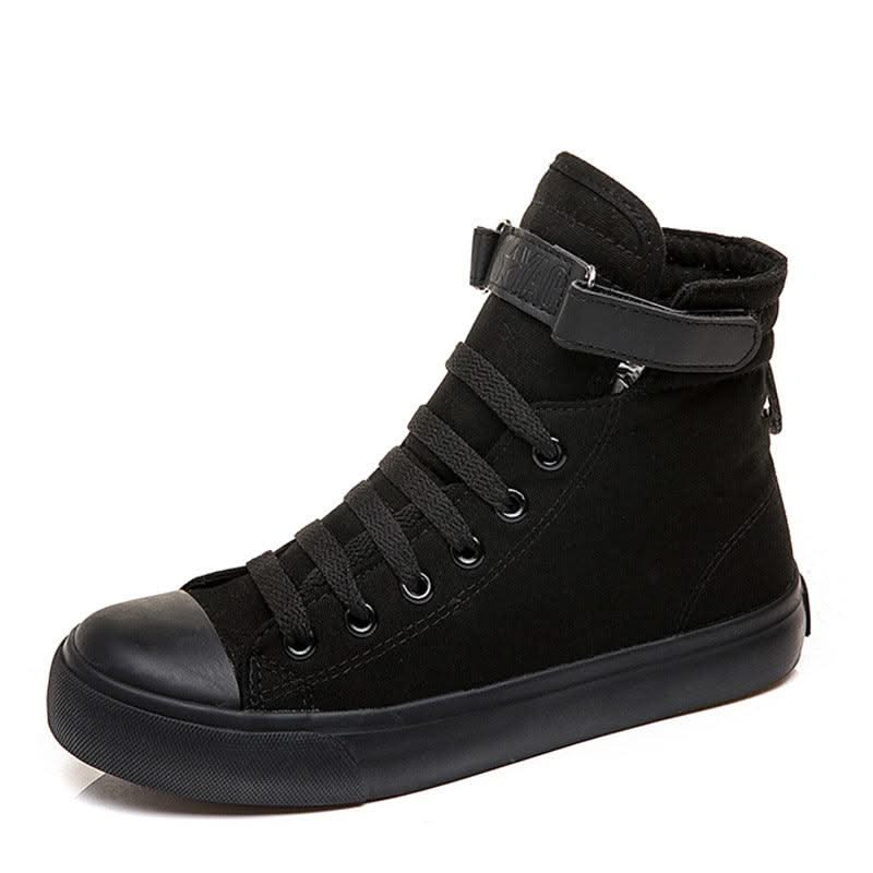 High-Top Canvas Shoes Women