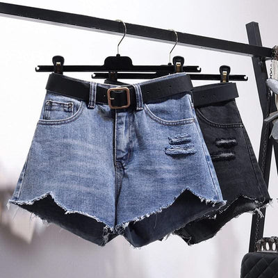 Casual Denim Shorts Women - Elanique