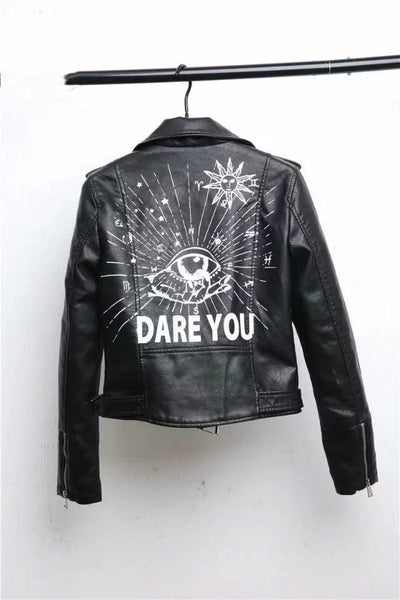 NEW Women Autumn Winter Faux Soft Leather Jackets - Elanique