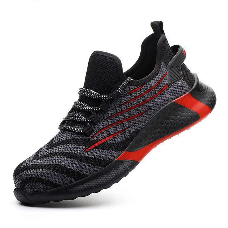 Men Work Safety Shoes Anti-Puncture Working Sneakers Male Indestructible Work Shoes Men Boots Lightweight Men Shoes Safety Boots - Elanique