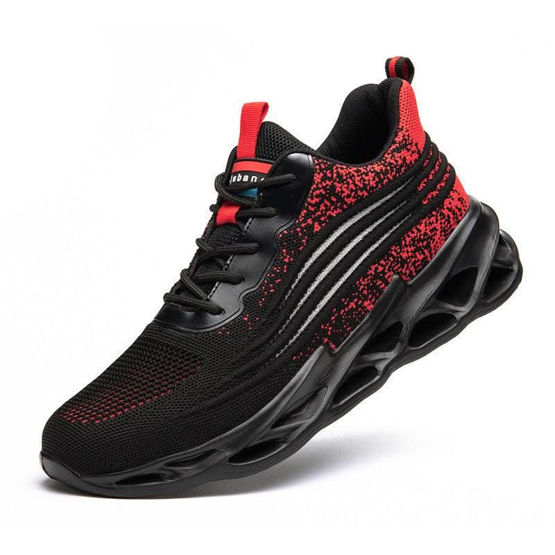 Men Work Safety Shoes Anti-Puncture Working Sneakers Male Indestructible Work Shoes Men Boots Lightweight Men Shoes Safety Boots - Elanique