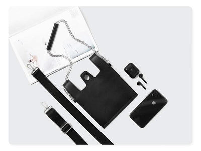 INF Accessories New Trendy Brand Japanese Dark Style Ins Chain Bag Simple Shoulder Messenger Bag For Men And Women - Elanique