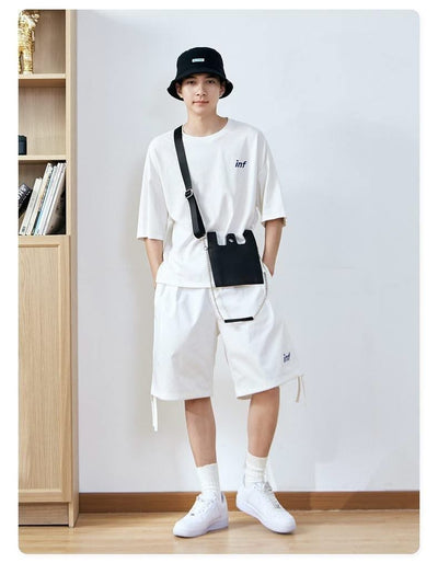 INF Accessories New Trendy Brand Japanese Dark Style Ins Chain Bag Simple Shoulder Messenger Bag For Men And Women - Elanique