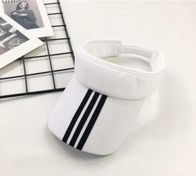 Striped Fashion Women Men Sun Visor Beanie Hats - Elanique