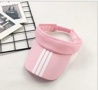 Striped Fashion Women Men Sun Visor Beanie Hats - Elanique