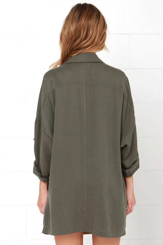 Autumn Loose Casual Windbreaker Women Coat Female Coat - Elanique