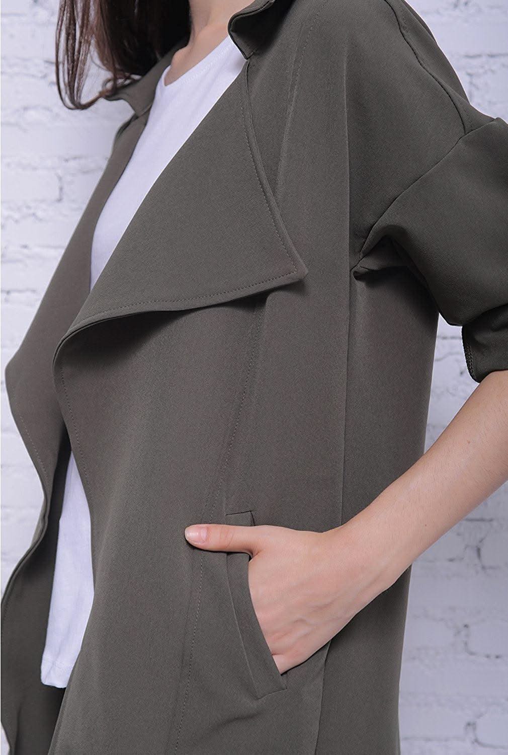 Autumn Loose Casual Windbreaker Women Coat Female Coat - Elanique
