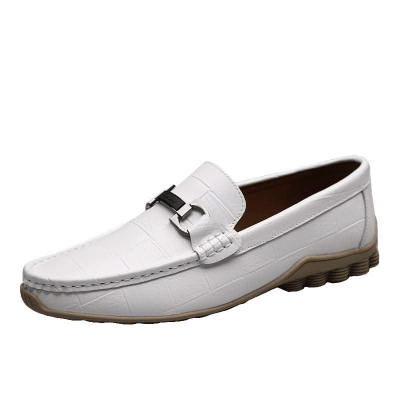 Newest Men Shoes Leather Genuine Casual Loafers Men - Elanique
