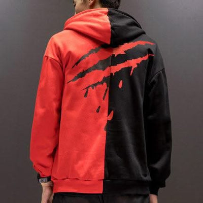 Women Patchwork Casual Hoodies Fall Winter Letter Printing Loose Pullover Sweatshirts
