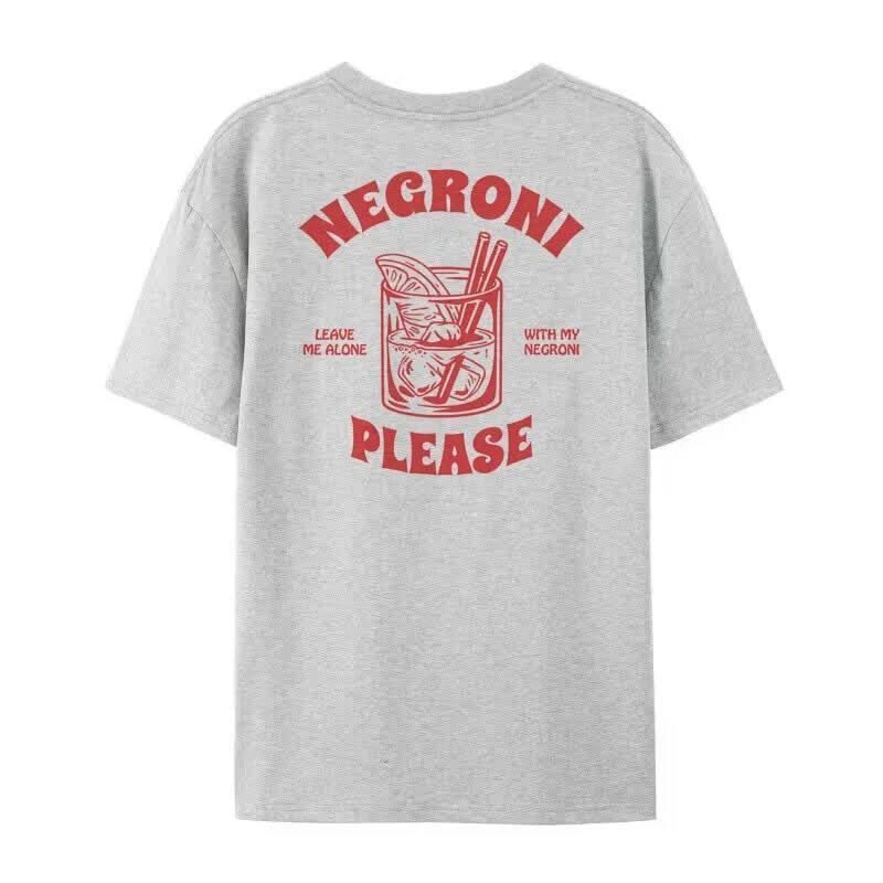 Negroni T-Shirts Vintage Streetwear Cut For Women - Elanique