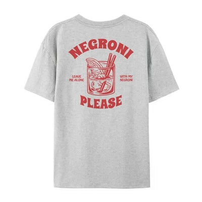 Negroni T-Shirts Vintage Streetwear Cut For Women - Elanique