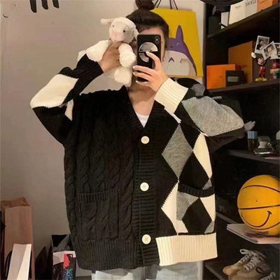 Knitted Cardigan Women Coat Top - Elanique