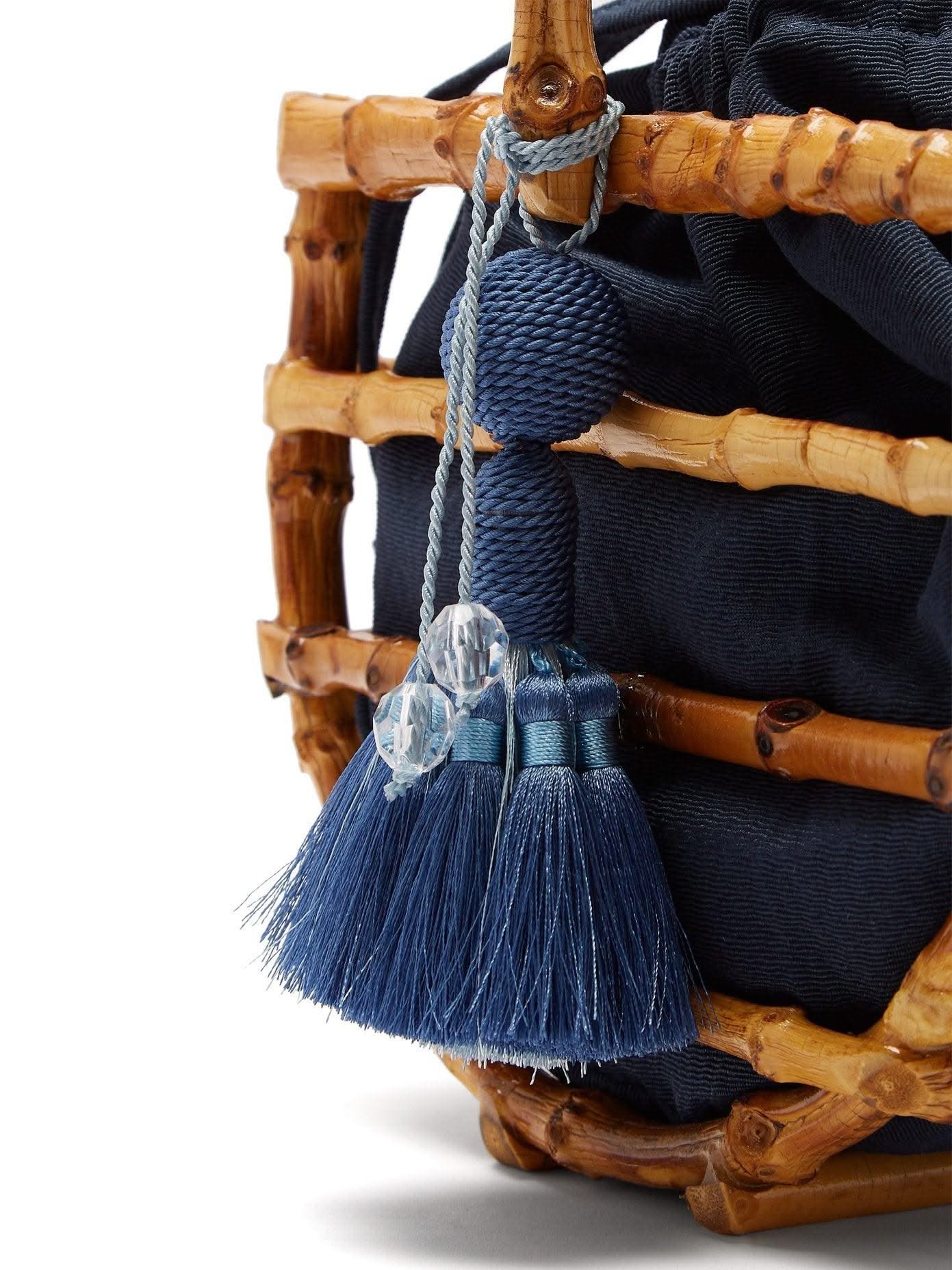 Pristine Tassel women bag bamboo bag - Elanique