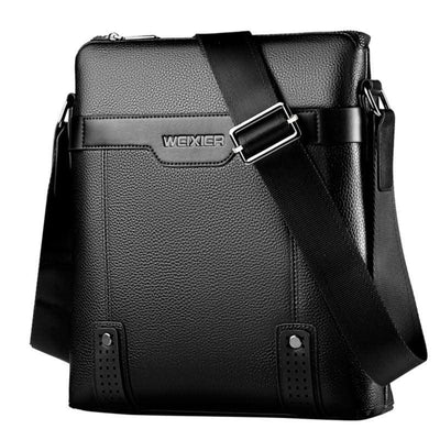Fashion PU Leather Men Messenger Bags - Elanique