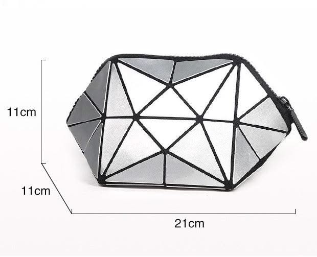 Fashion Geometric Cosmetic Bag For Women Zipper Bag - Elanique