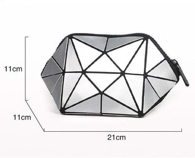 Fashion Geometric Cosmetic Bag For Women Zipper Bag - Elanique