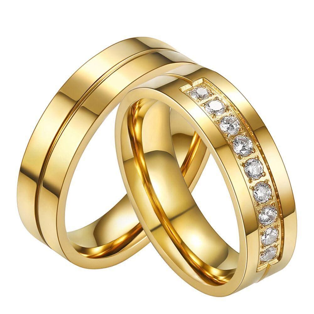 Stainless Steel Accessories Fashion 18K Ring For Women - Elanique