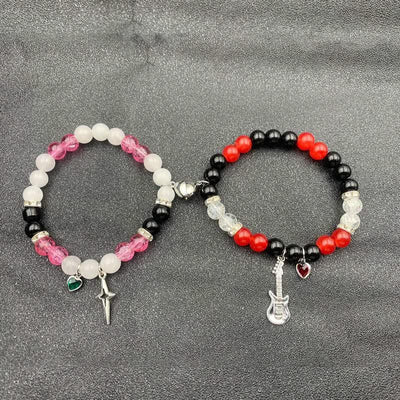 European And American New Love Magnetic Elastic Bracelets - Elanique