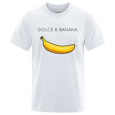 Dolce Banana Fashion Print Men T-shirts - Elanique