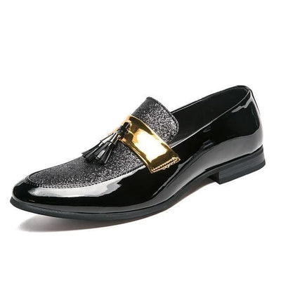 STYLISH Men Tassel Flat Shoes - Elanique