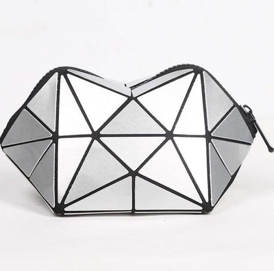 Fashion Geometric Cosmetic Bag For Women Zipper Bag - Elanique