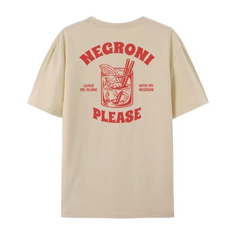 Negroni T-Shirts Vintage Streetwear Cut For Women - Elanique