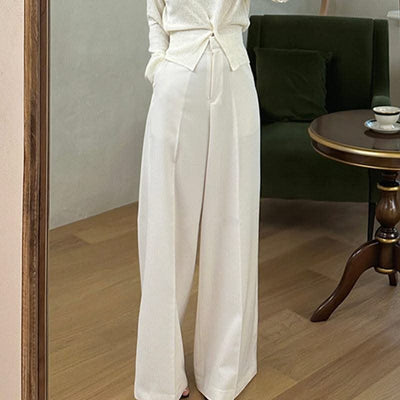 Hanging Wide Leg Mopping Pants Casual Pants Women - Elanique