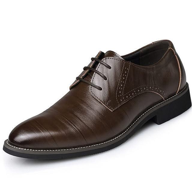 NEW Men Leather Dress Shoes - Elanique