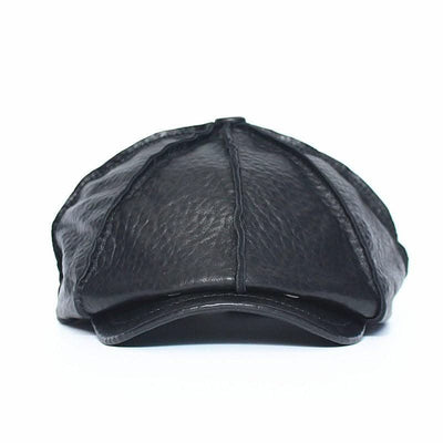 First Layer Cowhide Beret Men And Women Painter Hats - Elanique