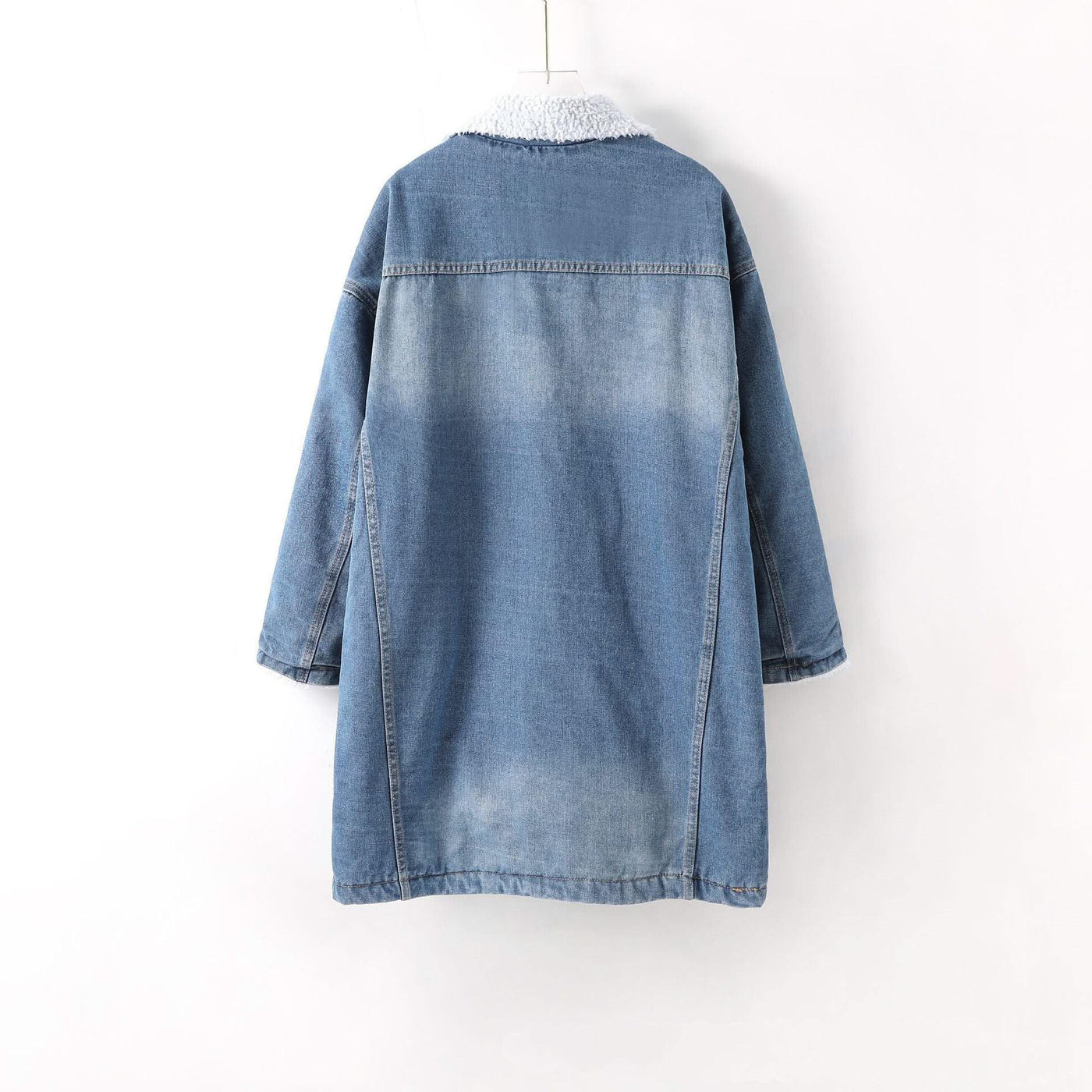NEW Vangull Fur Warm Winter Denim Jacket For Women - Elanique