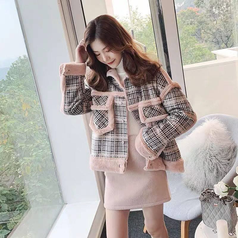 Lamb Plush Coat And Fur Coat Women - Elanique