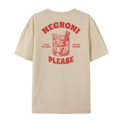 Negroni T-Shirts Vintage Streetwear Cut For Women - Elanique