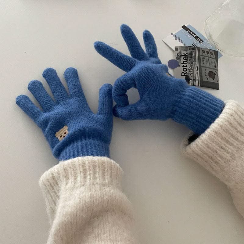 Facial Expression Bag Gloves For Women