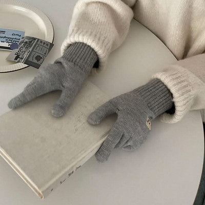 Facial Expression Bag Gloves For Women