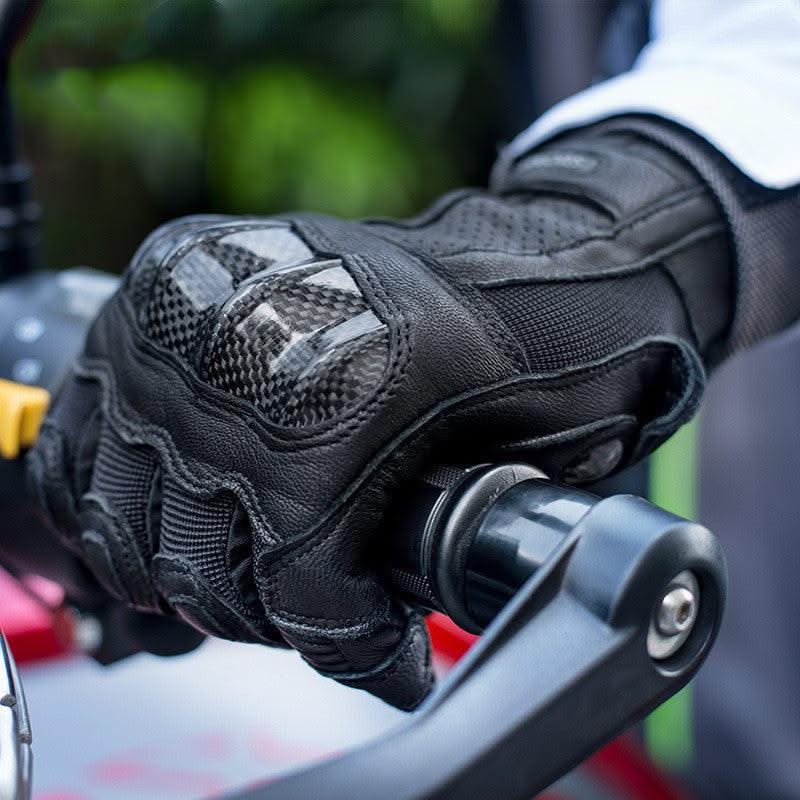 Four Seasons Motorcycle Racing Leather Gloves