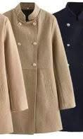 Fashion Double Breasted Coat Coat For Women