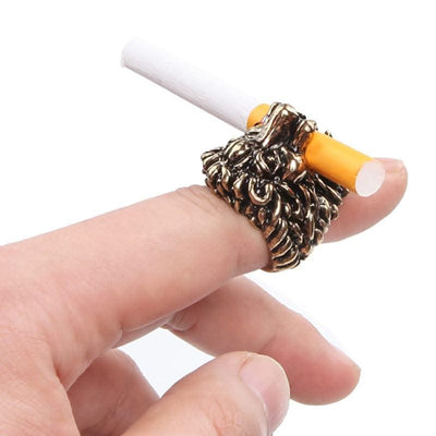 New Cigarette Holder Rack Stand Finger Ring Gadgets for Men Smoking Pipe Smoking Accessories - Elanique