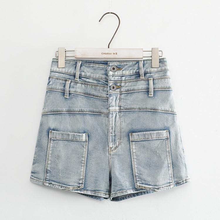 EXCLUSIVE Denim shorts/hot pants for women