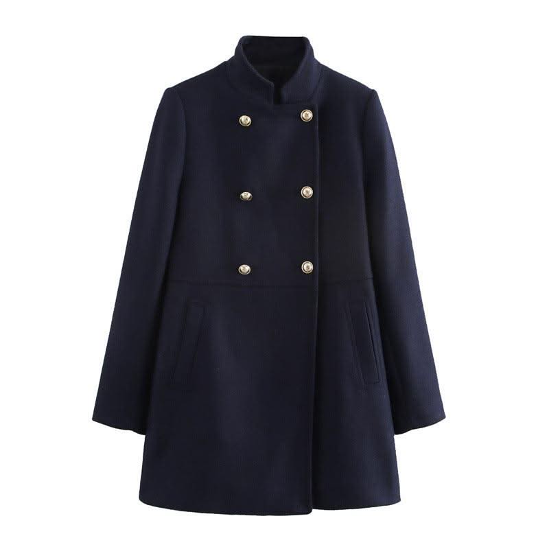 Fashion Double Breasted Coat Coat For Women