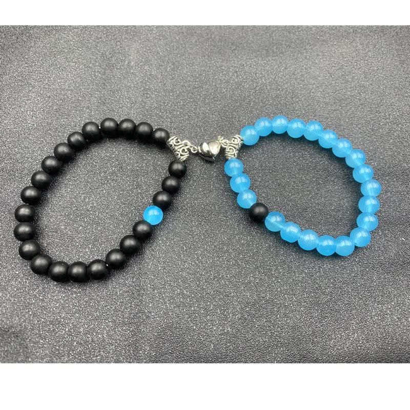 European And American New Love Magnetic Elastic Bracelets - Elanique