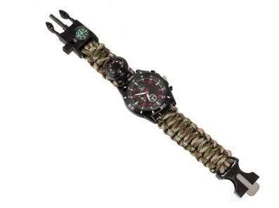 Compass Woven Watch with Multi-Function Watch